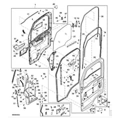 John Deere XUV835R - PC13096 - Door Kit - ST897828