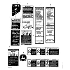 John Deere XUV835R - PC13096 - Labels - ST901838