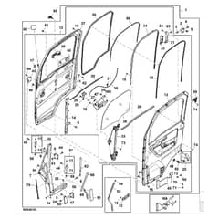 John Deere XUV835R - PC13096 - Door Kit - ST919988