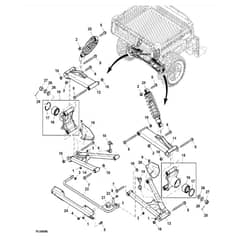 John Deere XUV835R - PC13096 - Rear Suspension (030001 - ) - ST967389