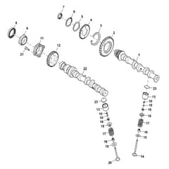 John Deere XUV835R - PC13096 - Valve Train - ST968191