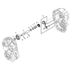 John Deere XUV835R - PC16091 - Reverse Shaft - ST1002386