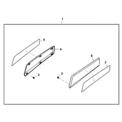 John Deere XUV835R - PC16091 - Panel Kit - ST1002550