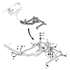 John Deere XUV835R - PC16091 - Chassis Wiring (1/5) - ST1002735