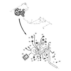 John Deere XUV835R - PC16091 - Chassis Wiring (3/5) - ST1003899