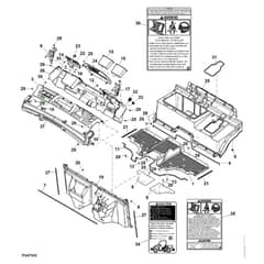 John Deere XUV835R - PC16091 - Dashboard ( - 050000) - ST1007195