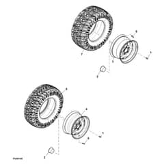 John Deere XUV835R - PC16091 - Wheels (050001 - ) - ST1032028
