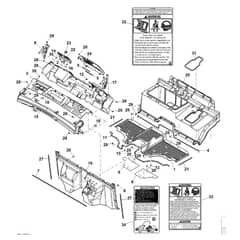John Deere XUV835R - PC16091 - Dashboard (050001 - ) - ST1034811