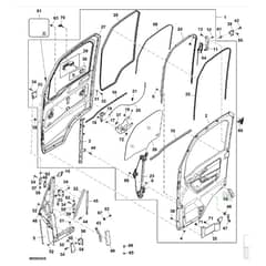 John Deere XUV835R - PC16091 - Door Kit - ST1050781