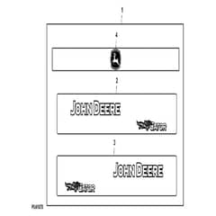 John Deere XUV835R - PC16091 - Labels Kit - ST927021