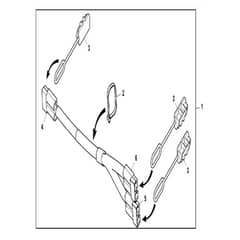 John Deere XUV835R - PC16091 - Wiring Harness - ST931652