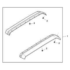 John Deere XUV835R - PC16091 - Rear Fender - ST936934