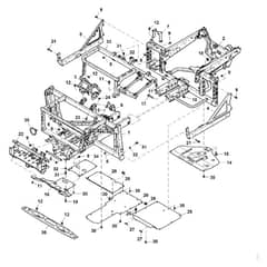 John Deere XUV835R - PC16091 - Frame - ST999895