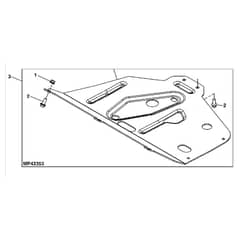 John Deere XUV850D - PC9619 - Skid Plate - ST562810