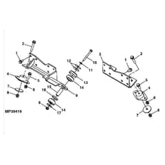 John Deere XUV850D - PC9619 - Isolator - ST565147