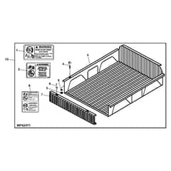 John Deere XUV850D - PC9619 - Bedliner - ST565212