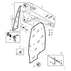 John Deere XUV850D - PC9619 - Hard Door ( - 020000) - ST565264