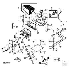 John Deere XUV850D - PC9619 - Heater - ST565267