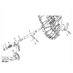 John Deere XUV850D - PC9619 - Transaxle Differential - ST565358