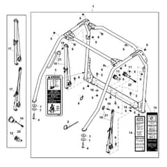 John Deere XUV850D - PC9619 - Occupant Protection - ST773526