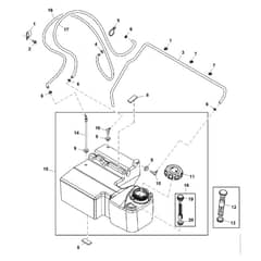John Deere XUV855D - PC9959 - Fuel Tank ( - 060000) - ST562927