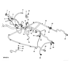 John Deere XUV855D - PC9959 - Chassis Wiring ( - 060000) - ST562938