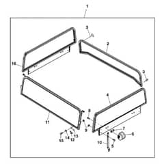 John Deere XUV855D - PC9959 - Side Wall - ST562998