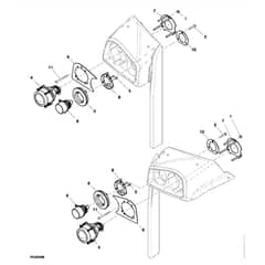 John Deere XUV855D - PC9959 - Homologation Headlight - ST563028