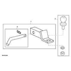 John Deere XUV855D - PC9959 - Draw Bar - ST563083