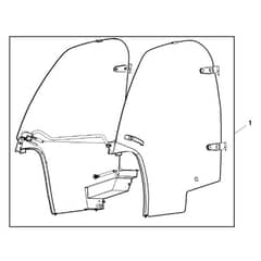 John Deere XUV855D - PC9959 - Deluxe Glass - ST746940
