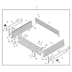 John Deere XUV855D - PC9959 - Cargo Box - ST769492