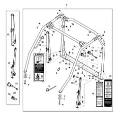 John Deere XUV855D - PC9959 - Occupant Protection - ST773526