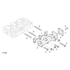 John Deere XUV855D - PC9959 - Exhaust Manifold (100001 - ) - ST808560