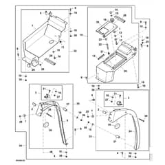 John Deere XUV855D - PC9959 - Cab Closeoff (100001 - ) - ST813476
