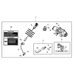 John Deere XUV855D - PC9959 - Winch Kit - ST919079