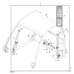 John Deere XUV855E - PC13313 - Seat Belt - ST1028139