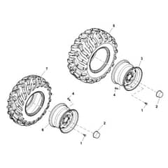 John Deere XUV855E - PC13313 - Wheels - ST896938