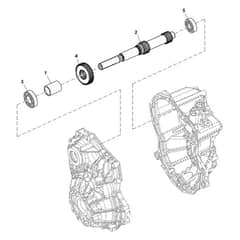 John Deere XUV855E - PC13313 - Input Shaft - ST897798