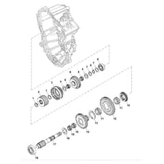 John Deere XUV855E - PC13313 - Reduction Shaft - ST897800