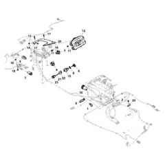 John Deere XUV855E - PC13313 - Instrument Cluster ( - 020000) - ST897988