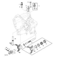 John Deere XUV855E - PC13313 - Range Shifter - ST898202