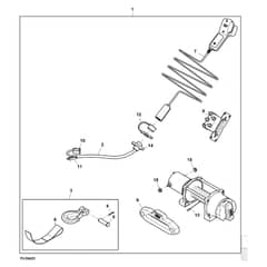 John Deere XUV855E - PC13313 - Winch Kit - ST927020