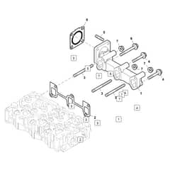 John Deere XUV855M - PC13311 - Exhaust Manifold - ST895527