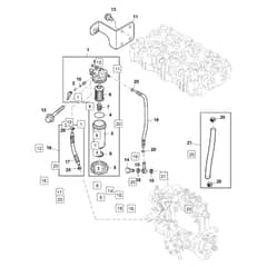 John Deere XUV855M - PC13311 - Fuel Filter - ST895548