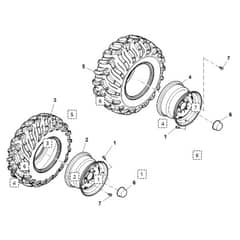 John Deere XUV855M - PC13311 - Wheels - ST897007
