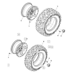 John Deere XUV855M - PC13311 - Wheels - ST897096