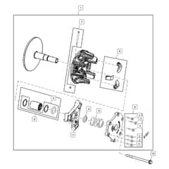 John Deere XUV855M - PC13311 - Primary Clutch - ST897612