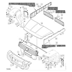 John Deere XUV855M - PC13311 - Hood - ST897908