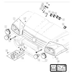 John Deere XUV855M - PC13311 - Headlights - ST897996