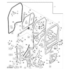 John Deere XUV855M - PC13311 - Door Kit - ST904673